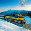 The Alaska Railroad Train Diamond Paintings