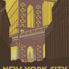The Manhattan Bridge Poster Diamond Paintings