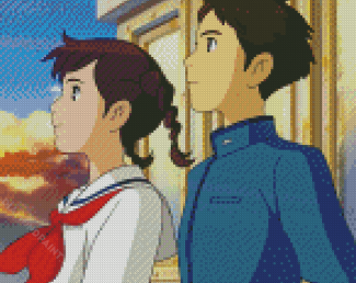 Umi And Shun From Up On Poppy Hill Diamond Paintings