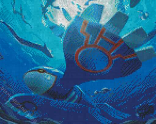 Whale Kyogre Pokemon Anime Diamond Paintings