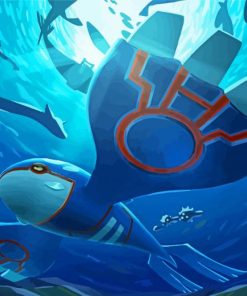 Whale Kyogre Pokemon Anime Diamond Paintings