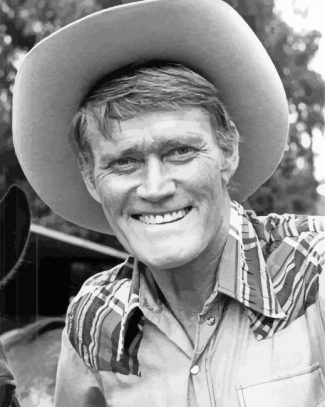 Actor Chuck Connors Diamond Paintings