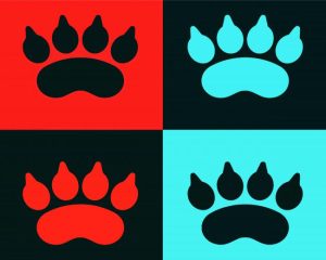 Aesthetic Bear Paw Art Diamond Paintings