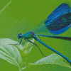 Aesthetic Blue Dragonfly Insect Diamond Paintings
