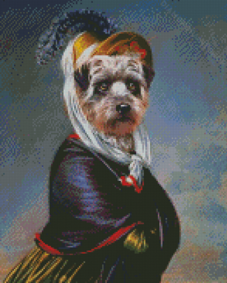 Aesthetic Classy Dog Diamond Paintings