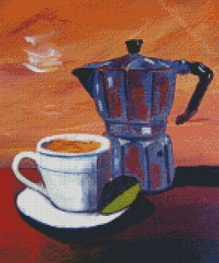 Aesthetic Coffee Pots Diamond Paintings