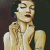 Aesthetic Flapper Girl Diamond Paintings