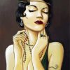 Aesthetic Flapper Girl Diamond Paintings