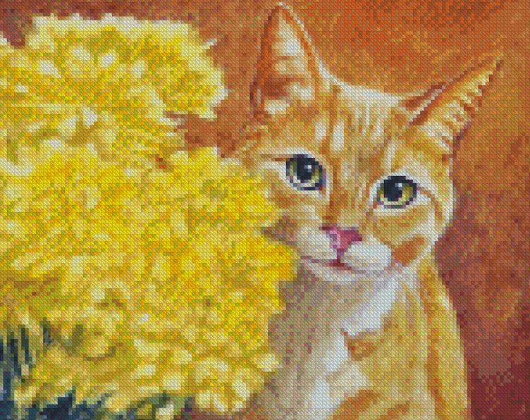 Aesthetic Orange Tabby Cat – Diamond Paintings
