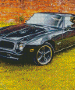 Black Pontiac Firebird Car Diamond Paintings