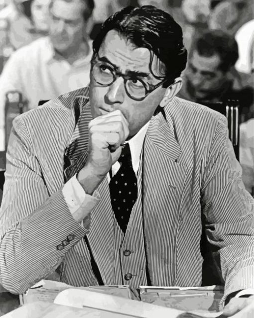 Black And White Gregory Peck Diamond Paintings