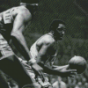 Black And white Basketballer Willis Reed Diamond Paintings