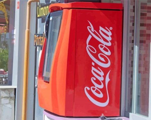 Coca Cola Refrigerator Diamond Paintings