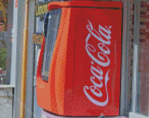 Coca Cola Refrigerator Diamond Paintings