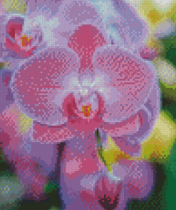 Cool Pink Orchid Diamond Paintings