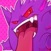 Gengar Tongue Out Art Diamond Paintings