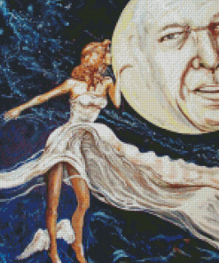 Moon Man And Lady Diamond Paintings