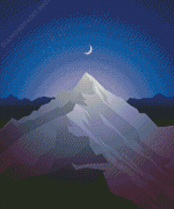 Mountains Night Diamond Paintings