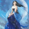 Pretty Fairy On The Moon Diamond Paintings