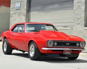 Red 1967 Camaro Diamond Paintings