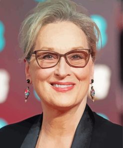 The Beautiful Actress Meryl Streep Diamond Paintings