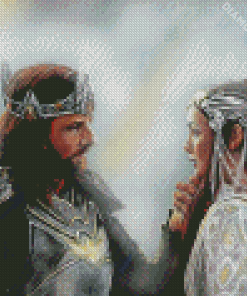 Arwen And Aragorn Art Diamond Paintings