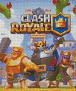 Clash Royale Game Diamond Paintings