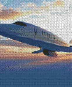 Concorde Plane Art Diamond Paintings