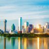 Dallas Skyline Reflection Diamond Paintings