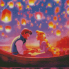 Disney Movie Tangled Lanterns Diamond Paintings