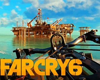 Far Cry 6 Game Poster Diamond Paintingsa