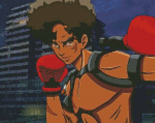 Gearless Joe Megalobox Anime Diamond Paintings