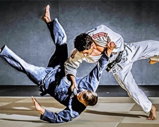 Jiu Jitsu Sport Diamond Paintings