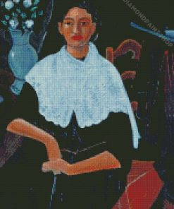 Madame Derain In A White Shawl By Andre Derain Diamond Paintings