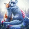Magical Fox Couple Diamond Paintings