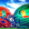 Miami Hurricanes Football Helmets Diamond Paintings