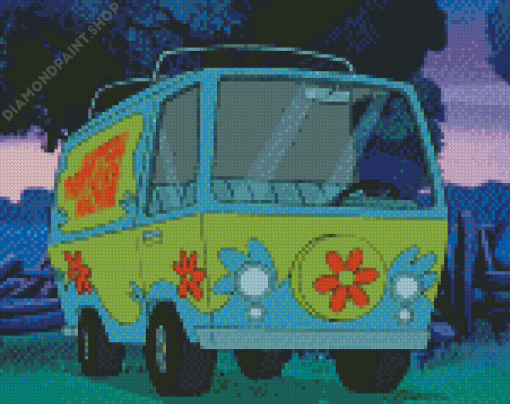 Mystery Machine Van Diamond Paintings