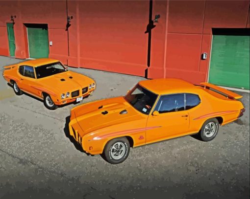 Pontiac 1970 Gto Cars Diamond Paintings