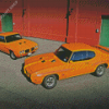 Pontiac 1970 Gto Cars Diamond Paintings