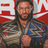 Roman Reigns WWE Poster Diamond Paintings