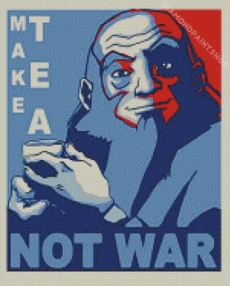 Uncle Iroh Poster Diamond Paintings