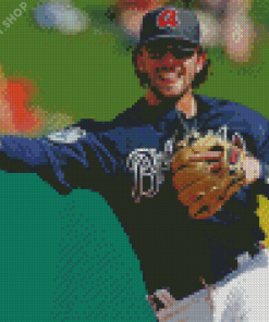 Baseball Player Dansby Swanson Diamond Paintings
