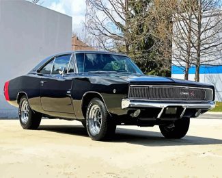 Cool 1968 Dodge Charger Diamond Paintings