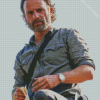 Cool Rick Grimes Diamond Paintings