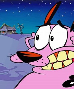 Courage The Cowardly Dog Diamond Paintings