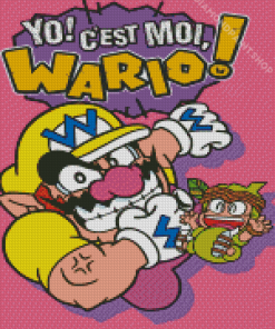 Nintendos Mario Wario Diamond Paintings