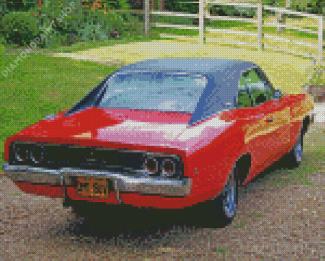 1968 Dodge Charger Diamond Paintings