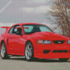 2000 Red Ford Mustang Diamond Paintings