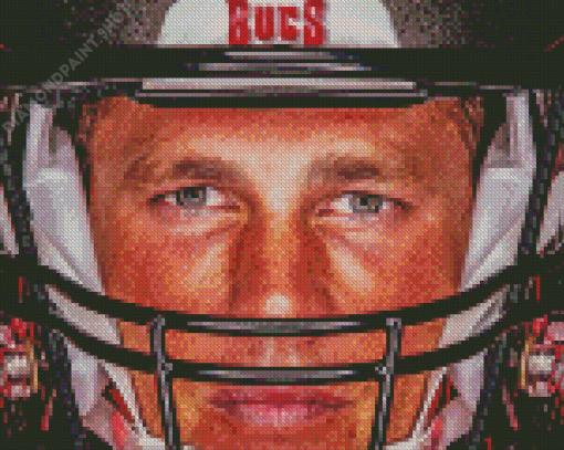 Close Up Buccaneers Player Diamond Painting