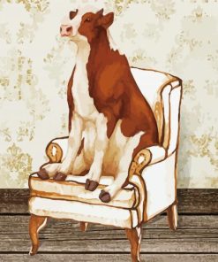 Cow Sofa Diamond Painting